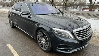 БУ Mercedes-Benz S500 4Matic, 4.7i 435лс, 2015г, 151.000км, продаётся за 3.590.000 рублей.