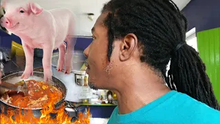 EXTREME Street Food in Kingston Jamaica!! SHOCKING Reveal From a Rasta! 😱😱😂 (Must watch video)
