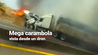 #ALERTA | Se registra MEGA CARAMBOLA en la autopista Zapotlanejo - Lagos de Moreno