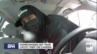 Salt Lake City Homeowners Set Trap, Catch Thief On Camera