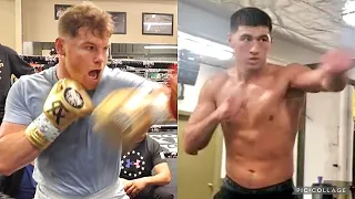 CANELO VS BIVOL TRAINING FOR MAY 7 SIDE BY SIDE  - BOTH LOOK LIKE A MONSTER BUT WHO LOOKS BETTER?