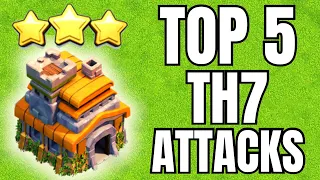 TH7 Attack Strategy | TOP 5 Attacks | Th7 Best And Easy Attack Strategy | Clash of Clans 2021