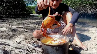 CAPTURANDO E COMENDO SIRI NO MANGUE!