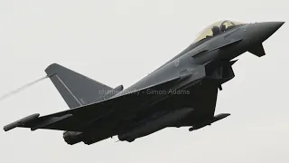 RAF Typhoon display Cosford Airshow 2016