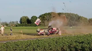 Crash Stephane Lefebvre - Loris Pascaud Ypres Rally 2023