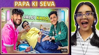 Fukra Insaan and I Became Our Papa's Assistant for 24 Hours REACTION | Triggered Insaan | Neha M.