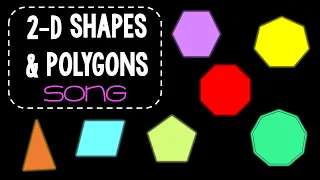 🎵POLYGONS and 2-D SHAPES Song🎵 | Geometry VOCAB Music Video Series (Part 2)