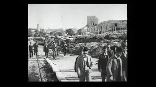 1897 - Départ de Jérusalem en chemin de fer / Leaving Jerusalem by Railway