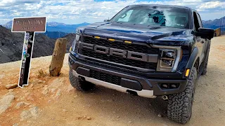 Gen 3 Ford Raptor Conquers Imogene and Ophir Pass! Jeep Rolls! (2022 Ford Raptor Road Trip Pt 3)