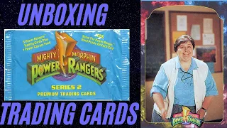 Unboxing Mighty Morphin' Power Rangers Trading Cards (Series 2)