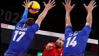 Final: ROC(Egor Kliuka,Maxim Mikhailov) VS  FRANCE(Earvin N'Gapeth,Jean Patry) OLP TOKYO 2021!