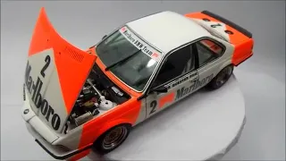 BMW 635 CSI MARLBORO MACAU TEAM  TAMIYA 1/ 24  PLASTIMODELISMO