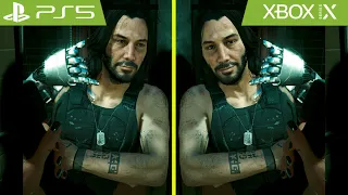 Cyberpunk 2077 Phantom Liberty PS5 vs Xbox Series X Ray Tracing Mode Early Graphics Comparison