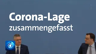 Zusammenfassung: Corona-Lagebericht von Bundesgesundheitsminister Spahn und RKI-Präsident Wieler