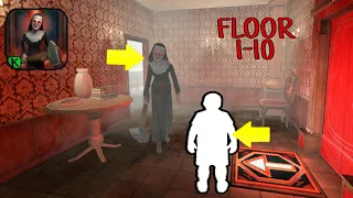 Evil Nun Maze: Floor 1-10 Full Gameplay || Evil Nun Maze Gameplay Part- 1