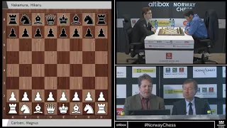 MAGNUS CARLSEN VS HIKARU NAKAMURA - BLITZ CHESS 2017