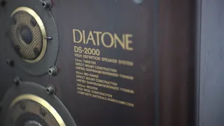 DIATONE DS-2000 30cm 3wayスピーカー 空気録音 1985年当時 税別336000円 アンプ LP-AK35 出張オフィス録音のため雑音多々あります 協力 夢JAPAN株式会社