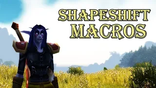 WoW Classic Druid Shapeshift Macros