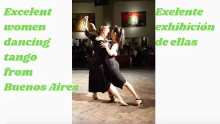 Tango exhibición , Ariadna Naveira, Moira Castellano,  Salón Canning, Milonga Parakultural