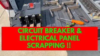 CIRCUIT BREAKER AND ELECTRICAL PANEL SCRAPPING FOR COPPER !!