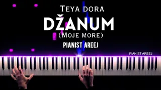 موسيقى عزف بيانو وتعليم Džanum - Teya Dora (moje more) piano cover & tutorial