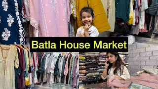 Batla House Market|| Zakir Nagar || Street Shopping || cheap Market in Delhi