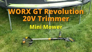 WORX GT Revolution 20V Trimmer - Mini Mower Quick Demo