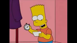 Bart detiene el tiempo  Parte 1 !! Los Simpson la casita del horror¡¡