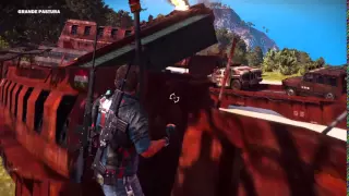 Just Cause 3 train derailment