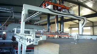 automatic board loading machine of melamine faced board