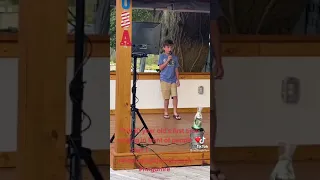 10 year old boy sings johnny cash ☺️☺️