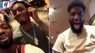 Paul George & Clippers Team React to Kawhi's Decision & Trade!