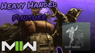 Heavy Handed Finishing Move (NIKTO’S FINISHER) | Modern Warfare II | Season 4