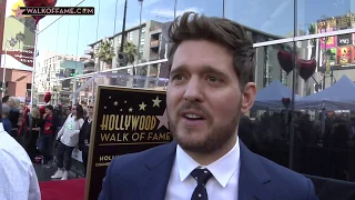 MICHAEL BUBLÉ HONORED WITH HOLLYWOOD WALK OF FAME STAR