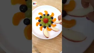 Simple and Easy Fruit Decoration Idea | #shorts | Delicious Food Recipes