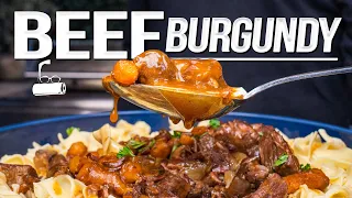 ABSOLUTELY PERFECT [AND SO EASY!] BEEF BOURGUIGNON AT HOME (BEEF BURGUNDY) | SAM THE COOKING GUY