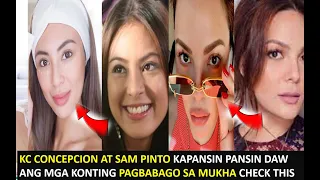 KC CONCEPCION AT SAM PINTO NAGPA ENHANCE NGA BA NG KANILANG MGA LABI CHECK THIS OUT