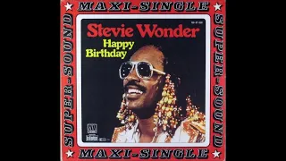 Stevie Wonder - Happy Birthday (Sing-A-Long) - instrumental 12" mix (1981)