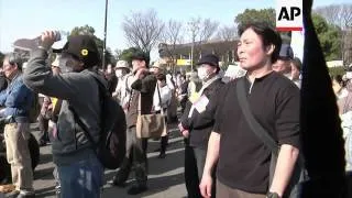 Anti-nuclear rally ahead of two year anniversary of tsunami disaster