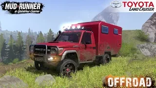 Spintires: MudRunner - TOYOTA LAND CRUISER 70 On the Mountain Off-road