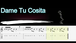 Dame Tu Cosita - Easy Guitar tab - Learn it in 5 Min.. #shorts