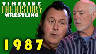 TIMELINE Wrestling |1987 | Tully Blanchard (WCW) & The Honky Tonk Man (WWF)