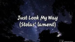 Helluva Boss-JUST LOOK MY WAY- (STOLAS LAMENT) [LETRA]