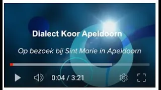 Dialect Koor Apeldoorn zingt in Sint Marie Apeldoorn