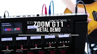 Zoom G11 | Metal Demo