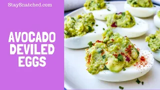 Avocado Deviled Eggs Quick and Easy