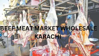 Meat Market in Karachi pakistan Street Food  Network...