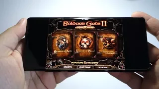 Baldur's Gate 2 for Android - Note 8 gameplay