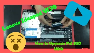 Lenovo V130 How to Upgrade M 2  RAM HDD SSD Disassembly