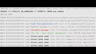 Oracle X$TRACE, Wait Event Internals and Background Process Communication